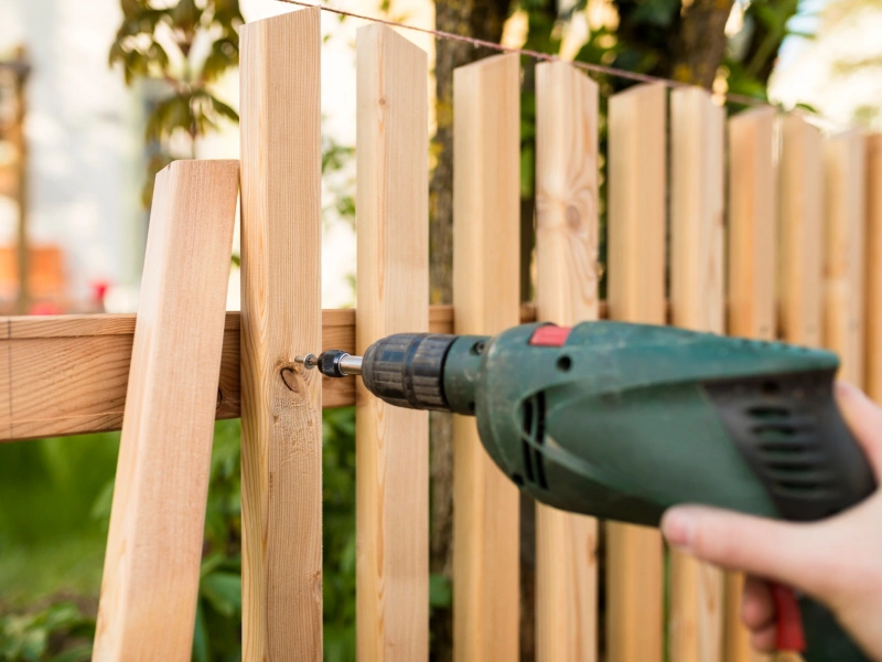 how to install a fence